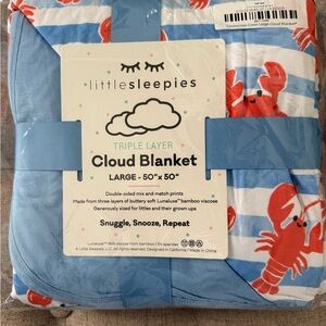 Little Sleepies Cloud Blanket Brand New!